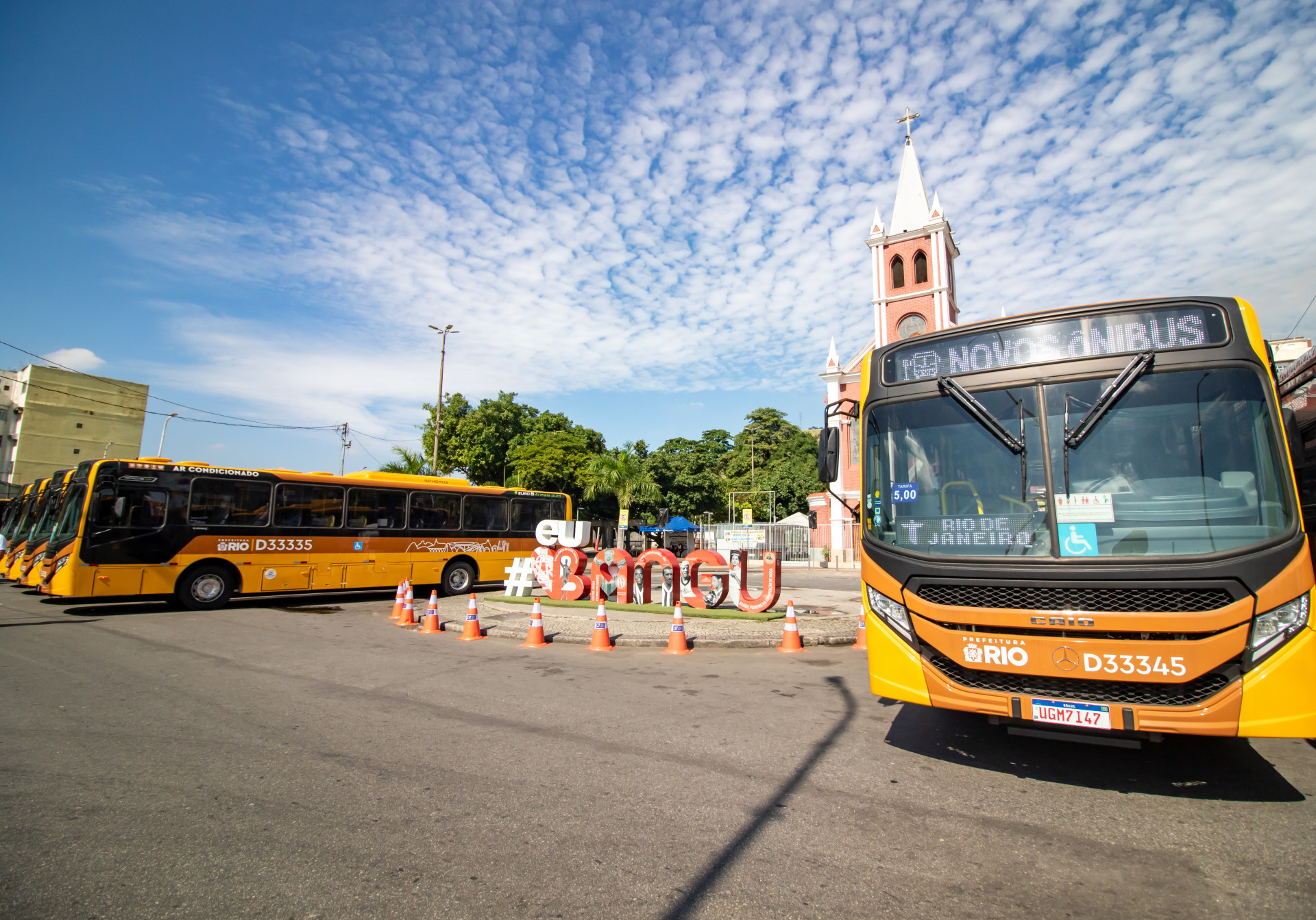 População da Zona Oeste do Rio ganha mais 100 novos ônibus modernos neste domingo (24) - Érica Martin/Agência O Dia
