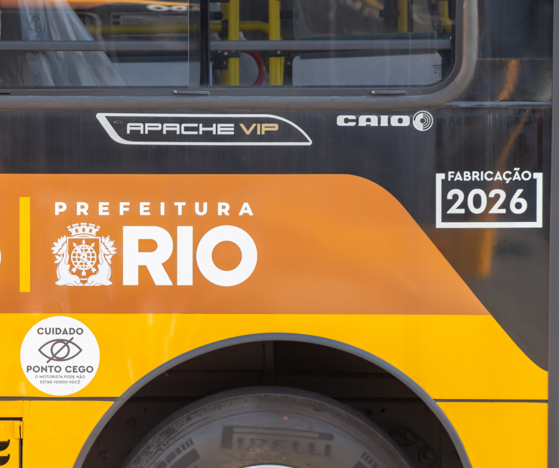 Prefeitura do Rio entrega frota de ônibus com a nova identidade visual do Sistema RIO - Érica Martin/Agência O Dia