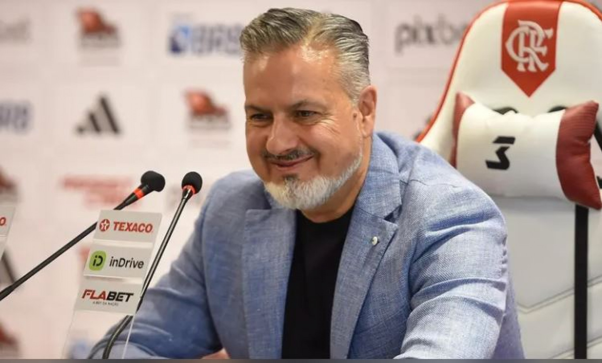 Jos&eacute; Boto &eacute; dirigente do Flamengo - Marcelo Cortes / Flamengo