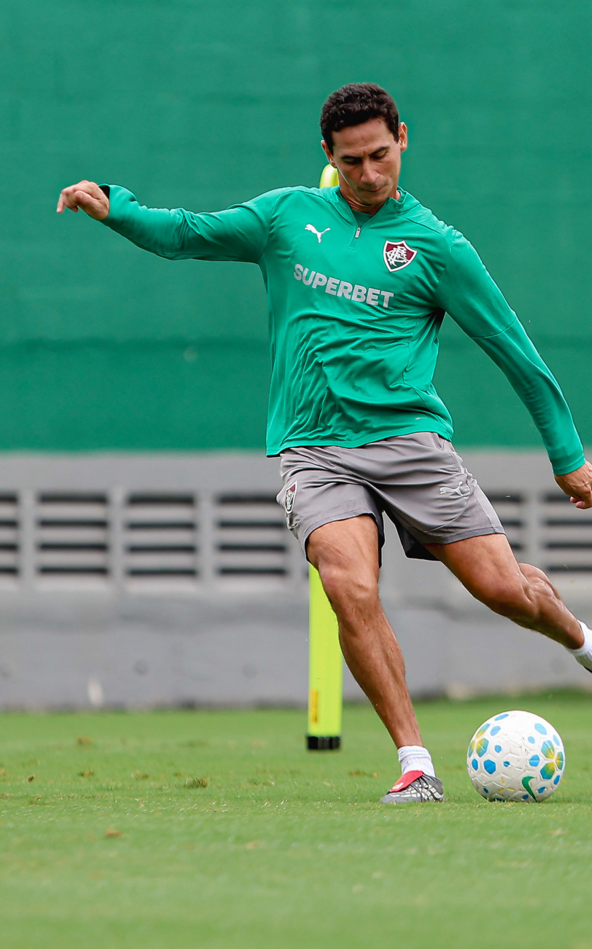 Ganso em treino pelo Fluminense no último dia 21 de maio - Lucas Merçon / Fluminense