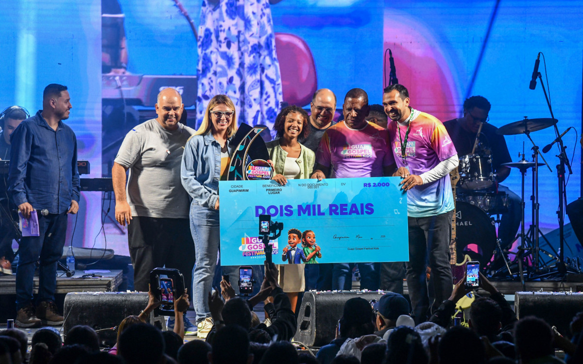 Arielly Motta - 1&ordm; lugar kids - Guapi Gospel Festival - Divulga&ccedil;&atilde;o