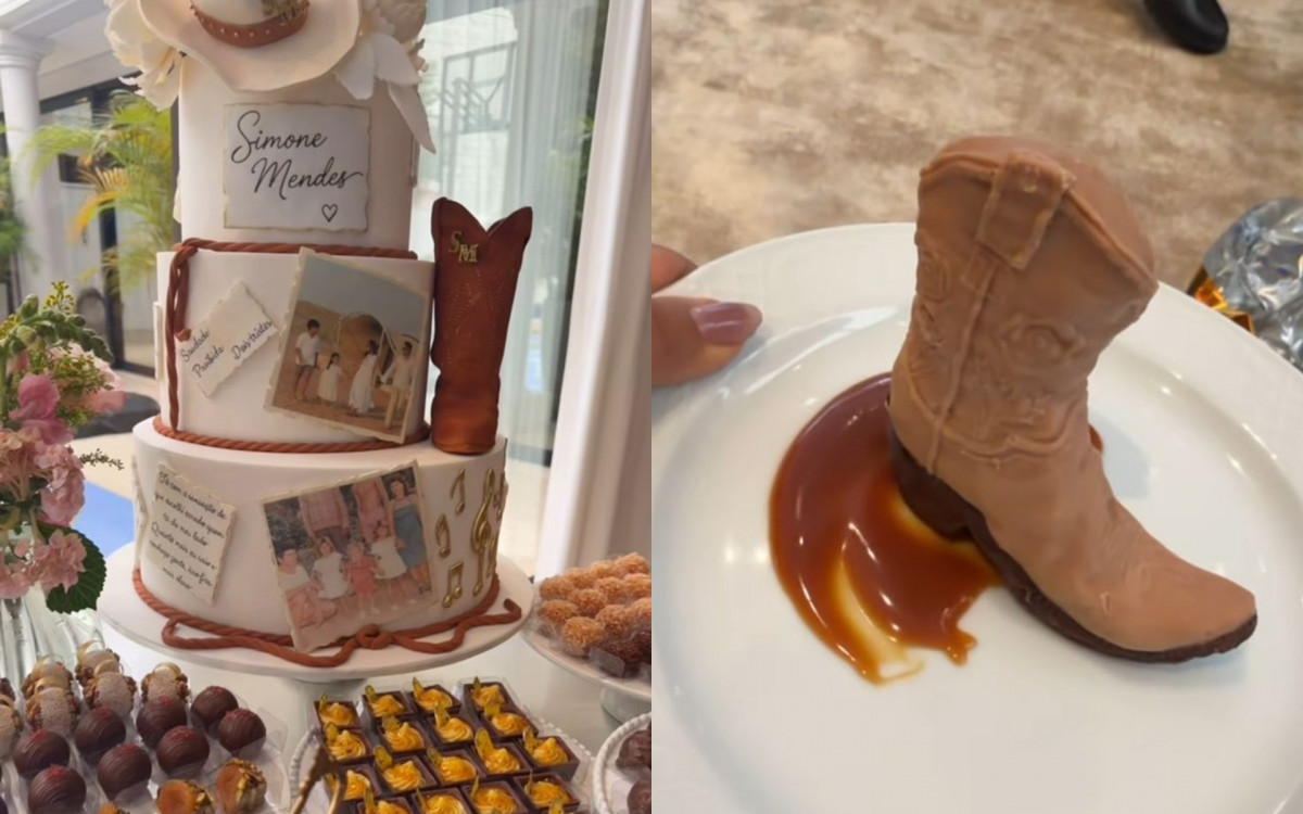 Simone Mendes comemora 42 anos com festa em casa