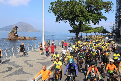 Bora de Bike é sucesso e lota ruas de Niterói em prol da mobilidade ativa