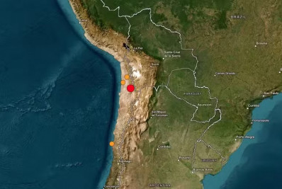 Terremoto de magnitude 6,9 atinge norte do Chile