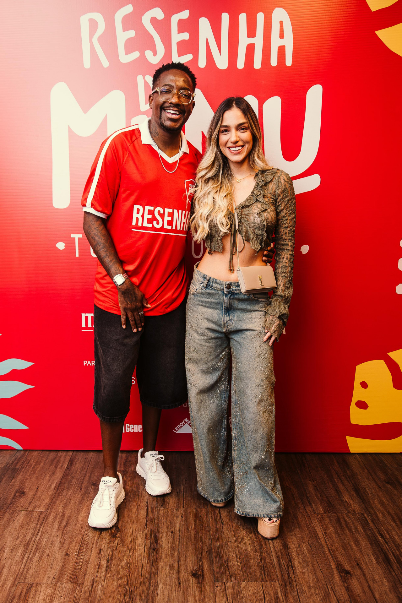 Mumuzinho ao lado da esposa, Thainá Fernandes - Foto: Brunini/ Divulgação