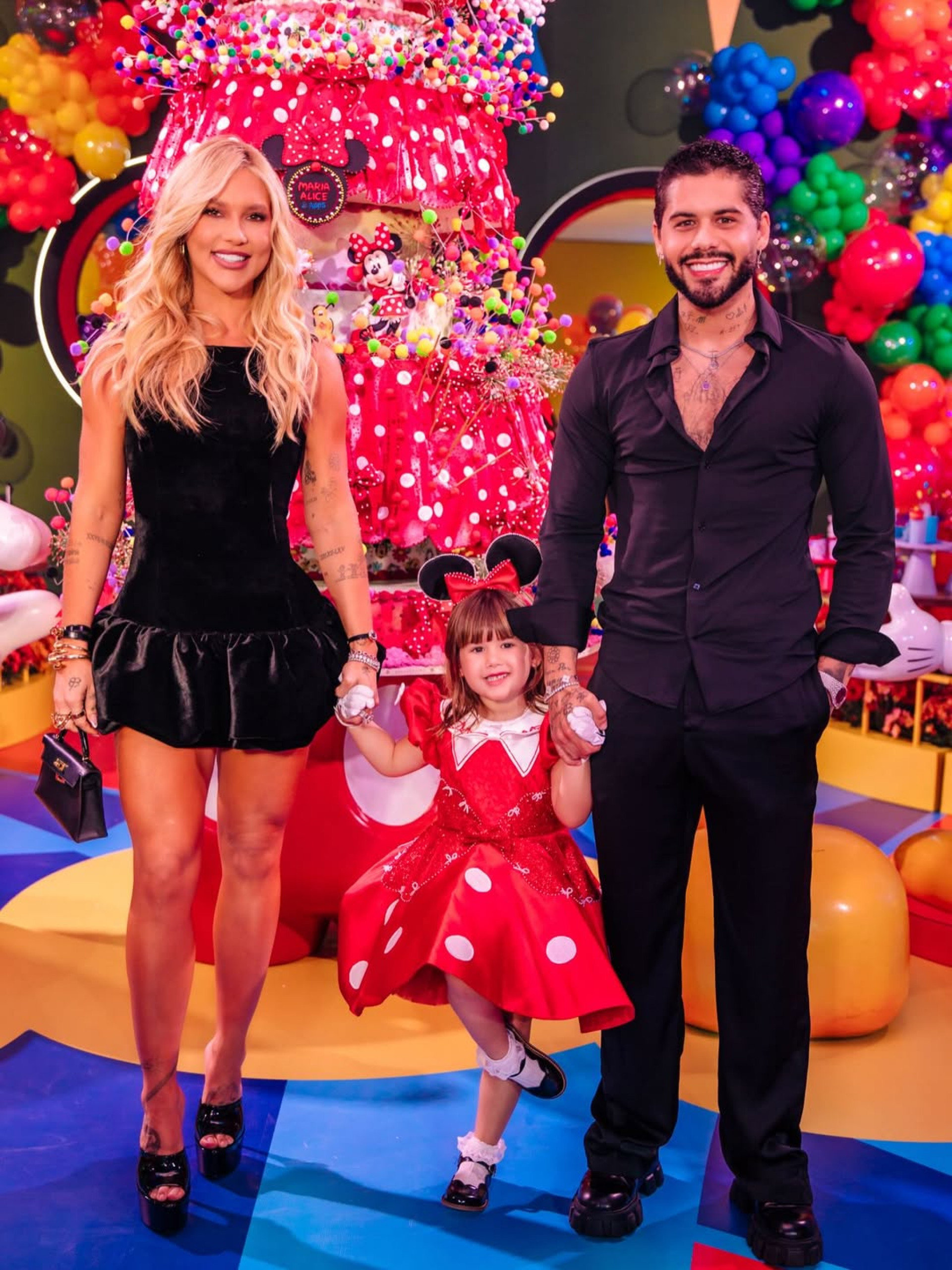 Virginia e Zé Felipe celebraram o aniversário de 5 anos de Maria Alice - Reprodução/Instagram