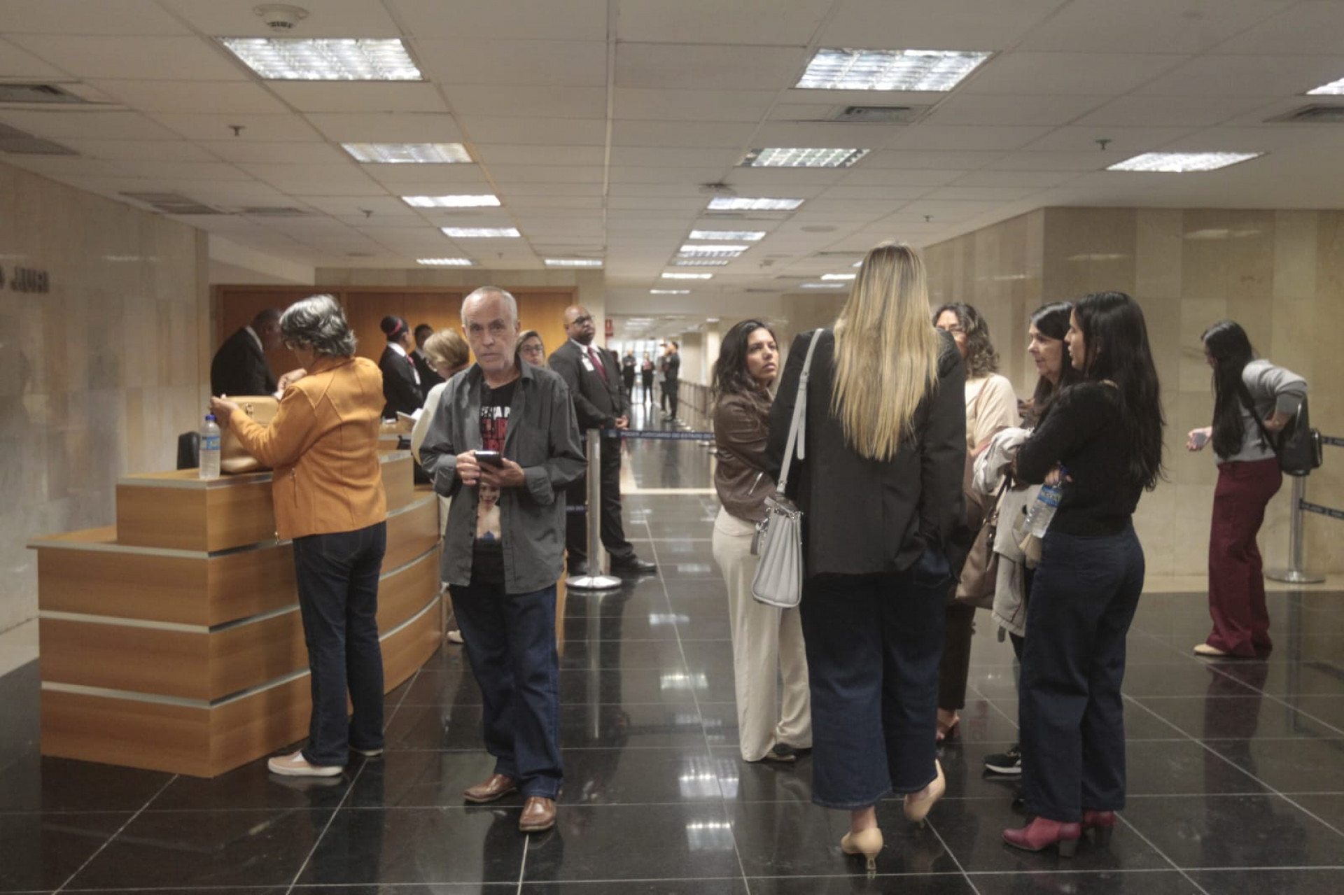 Diversas pessoas acompanharam o júri do caso Henry Borel - Reginaldo Pimenta / Agência O Dia