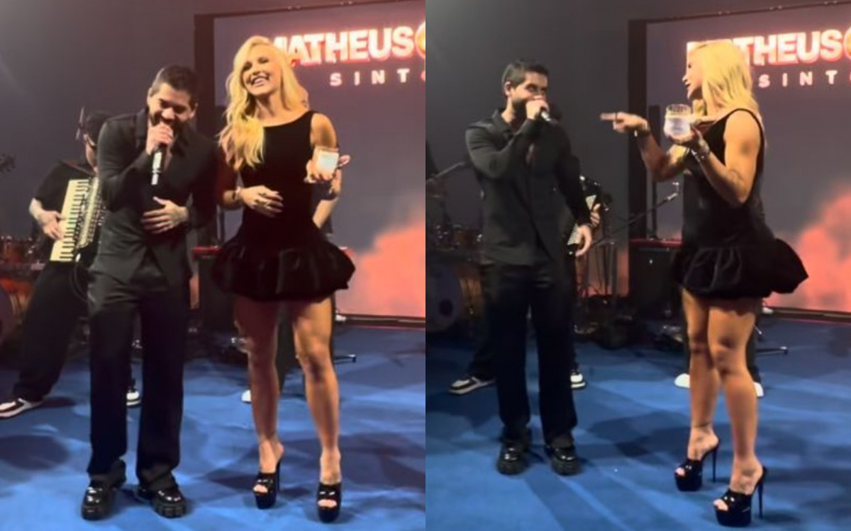 Virginia e Zé Felipe interagem na festa da filha - Reprodução / Instagram