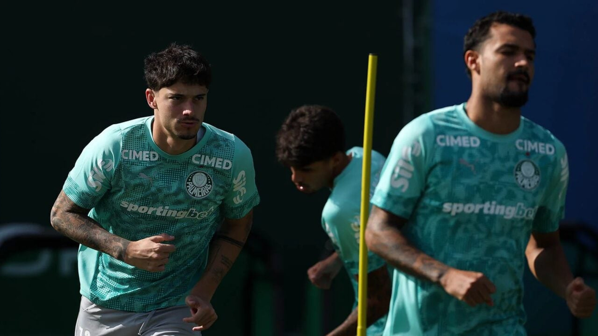 Recuperado de les&atilde;o, Bruno Fuchs inicia transi&ccedil;&atilde;o f&iacute;sica no Palmeiras