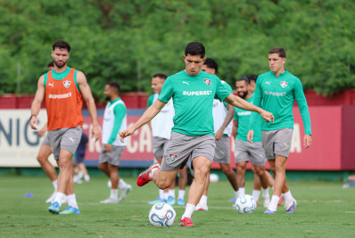 Martinelli participa de último treino do Fluminense antes de 'decisão' na Libertadores