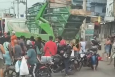 Homem morre atropelado por caminhão no Jacarezinho