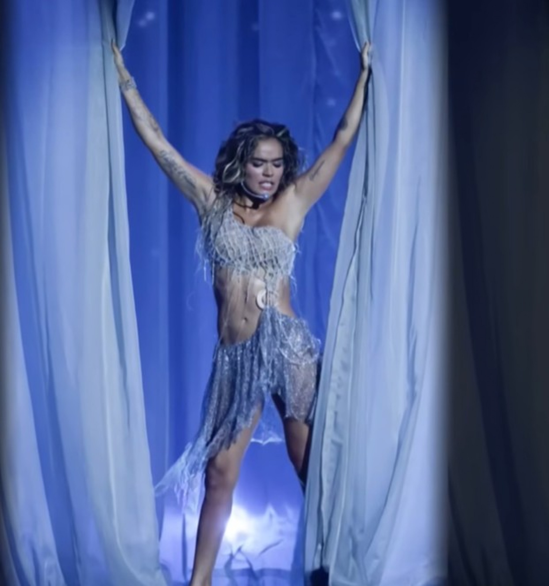 Apresentação da Karol G com 'Ivonny Bonita' no 52º American Music Awards - Reprodução / Youtube