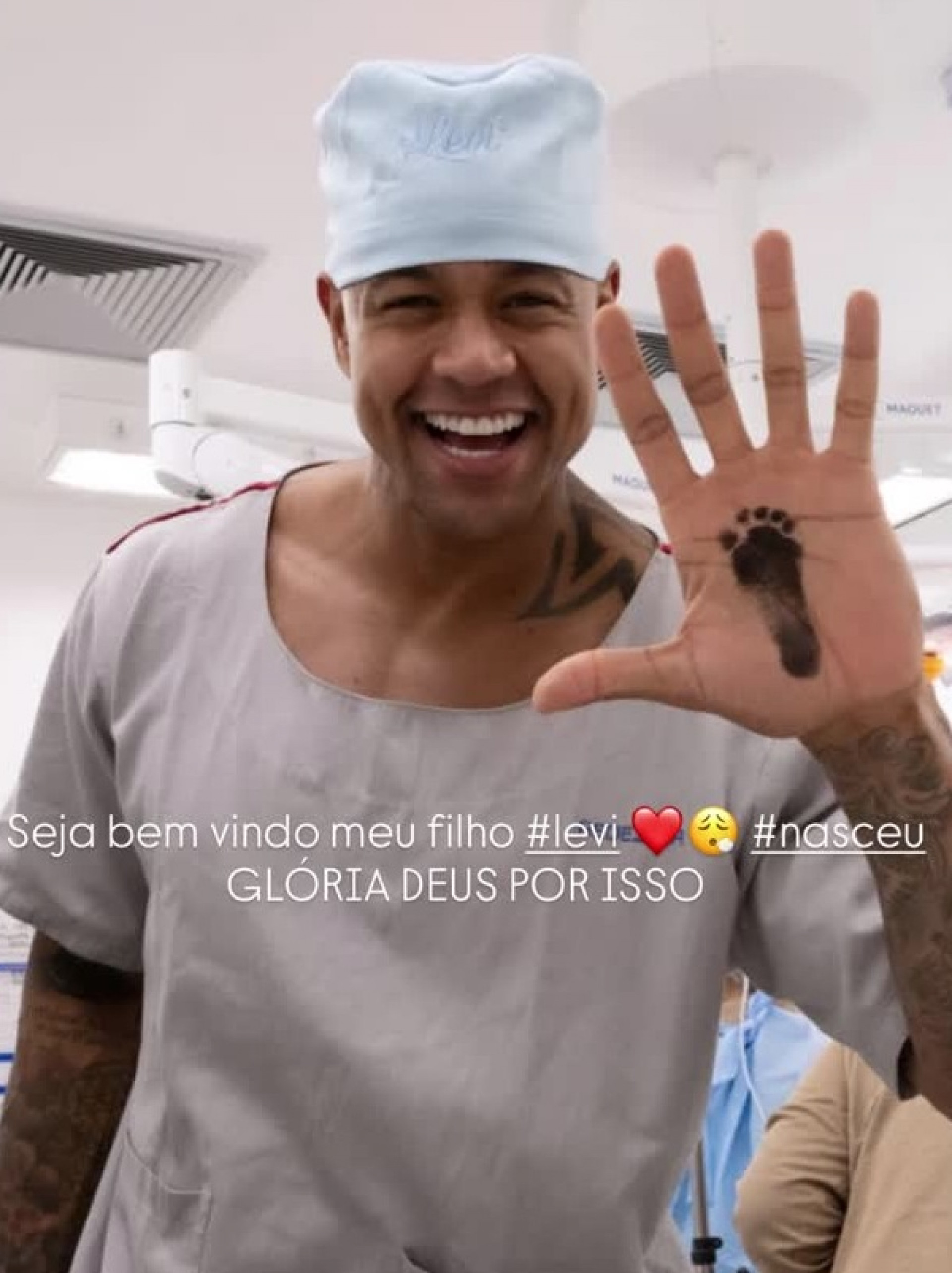 Nasce Levi, segundo filho de Léo Santana e Lorena Improta