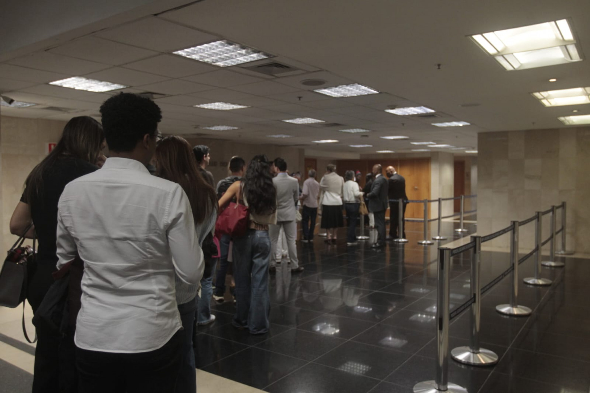 Diversas pessoas acompanham o julgamento do caso Henry Borel, no II Tribunal do Júri da Capital - Reginaldo Pimenta / Agência O Dia