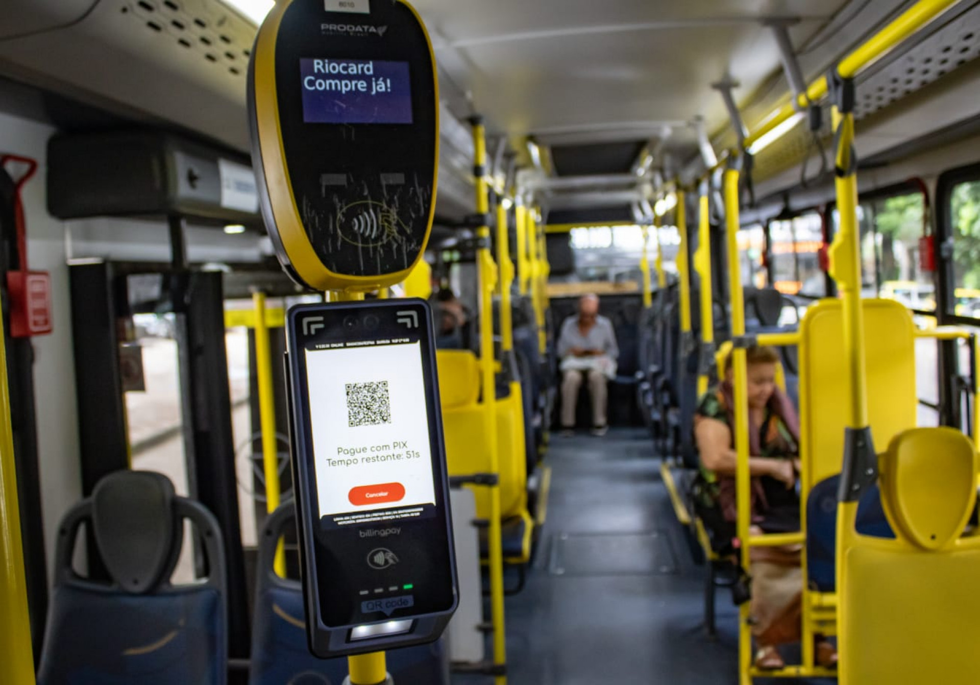 Testes de pagamentos por Pix começaram nesta terça-feira (26) na linha 634 (Bananal x Saens Peña) - Érica Martin/ Agência O Dia