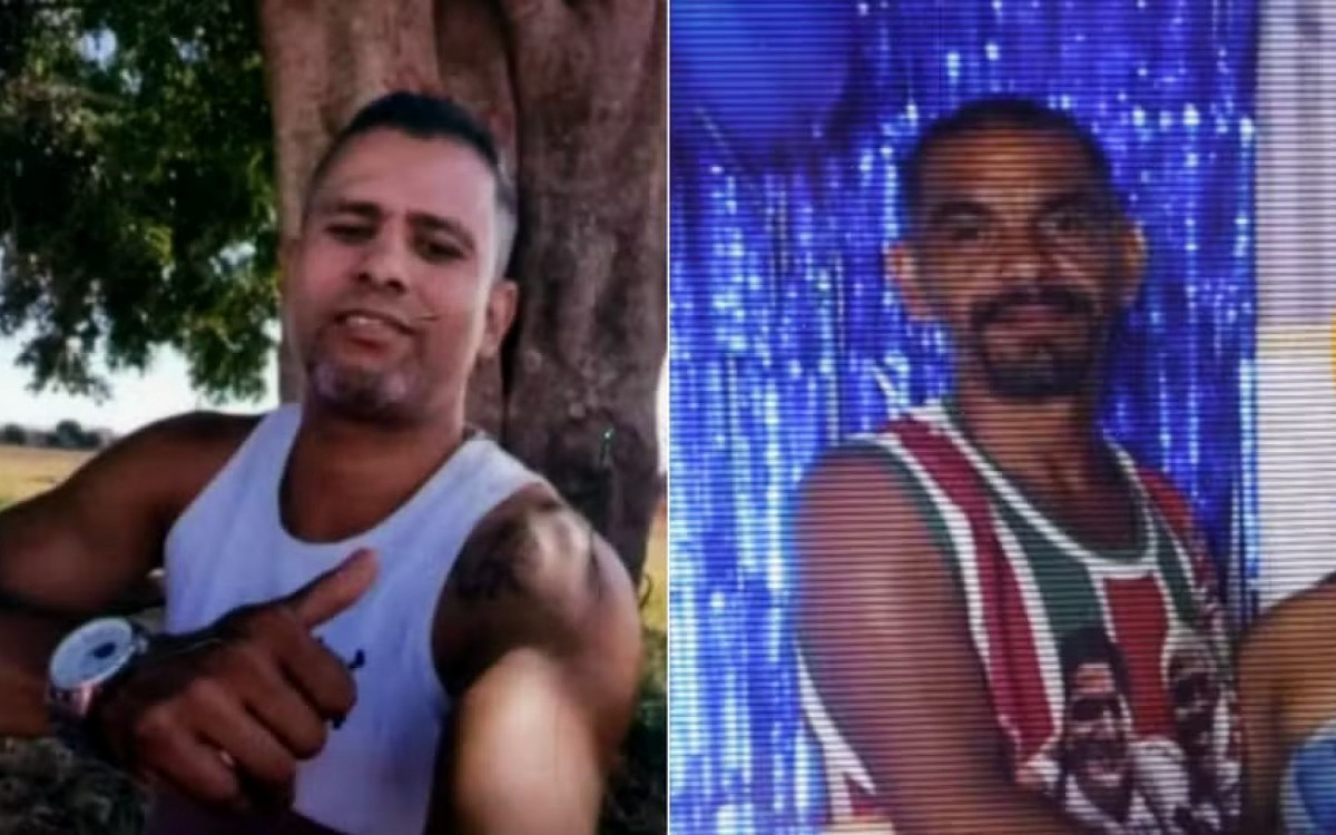 Marcelo da Cruz Silva (à esquerda), de 41 anos, e Edivan Felipe de Assis (à direita), de 46