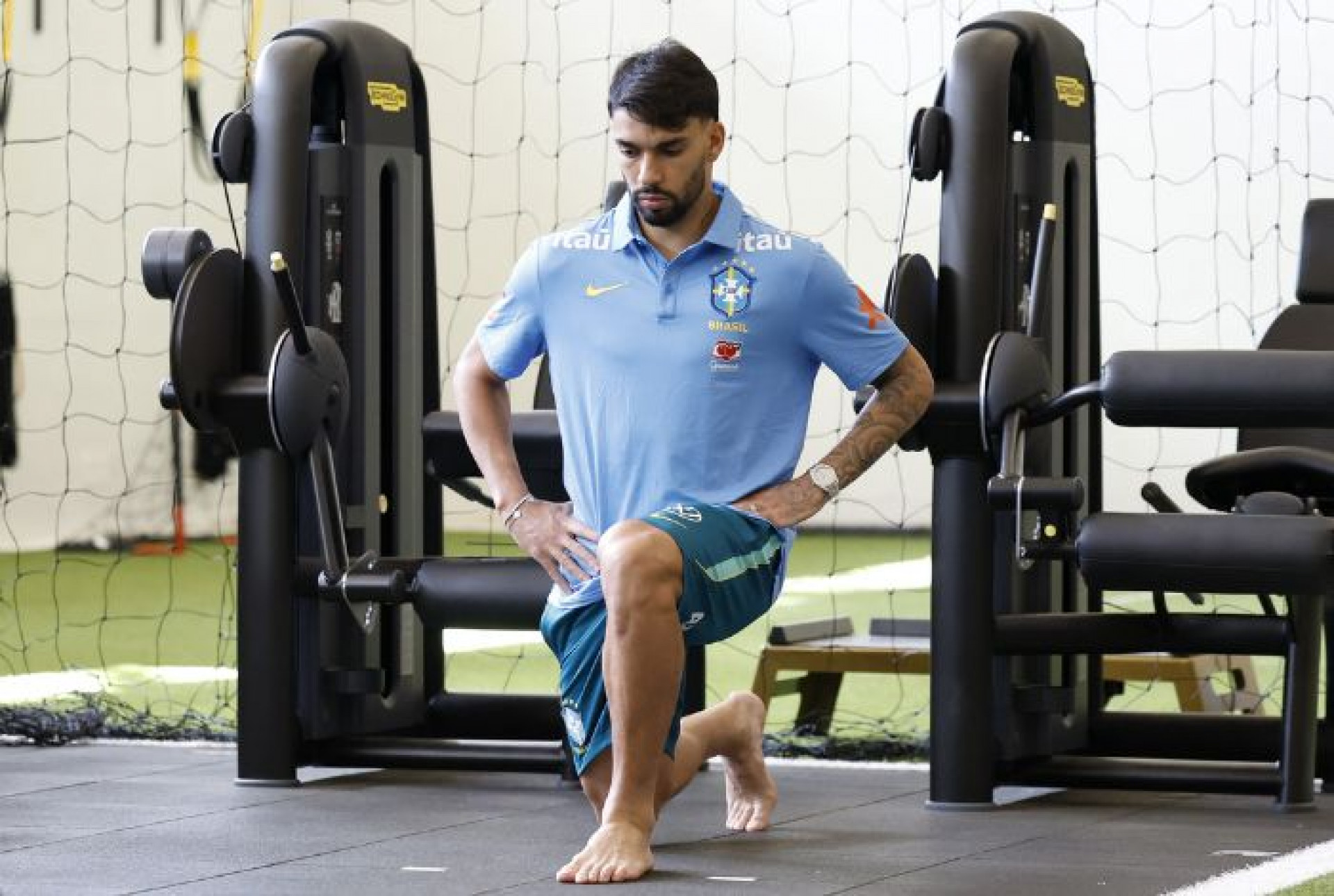 Lucas Paquetá passa por avaliação física - Rafael Ribeiro / CBF