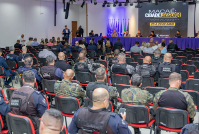 Segurança pública entra em debate em Macaé com painéis sobre tecnologia, inteligência e direito operacional