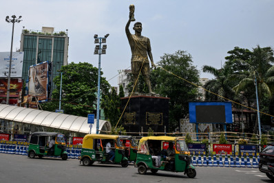 Estátua gigante de Messi na Índia será retirada por motivos de segurança