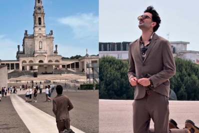 Luan Pereira cumpre promessa em santuário de Portugal: 'Não foi fácil'