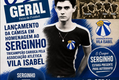 Ícone do futsal brasileiro, Serginho Carioca receberá homenagem em Vila Isabel
