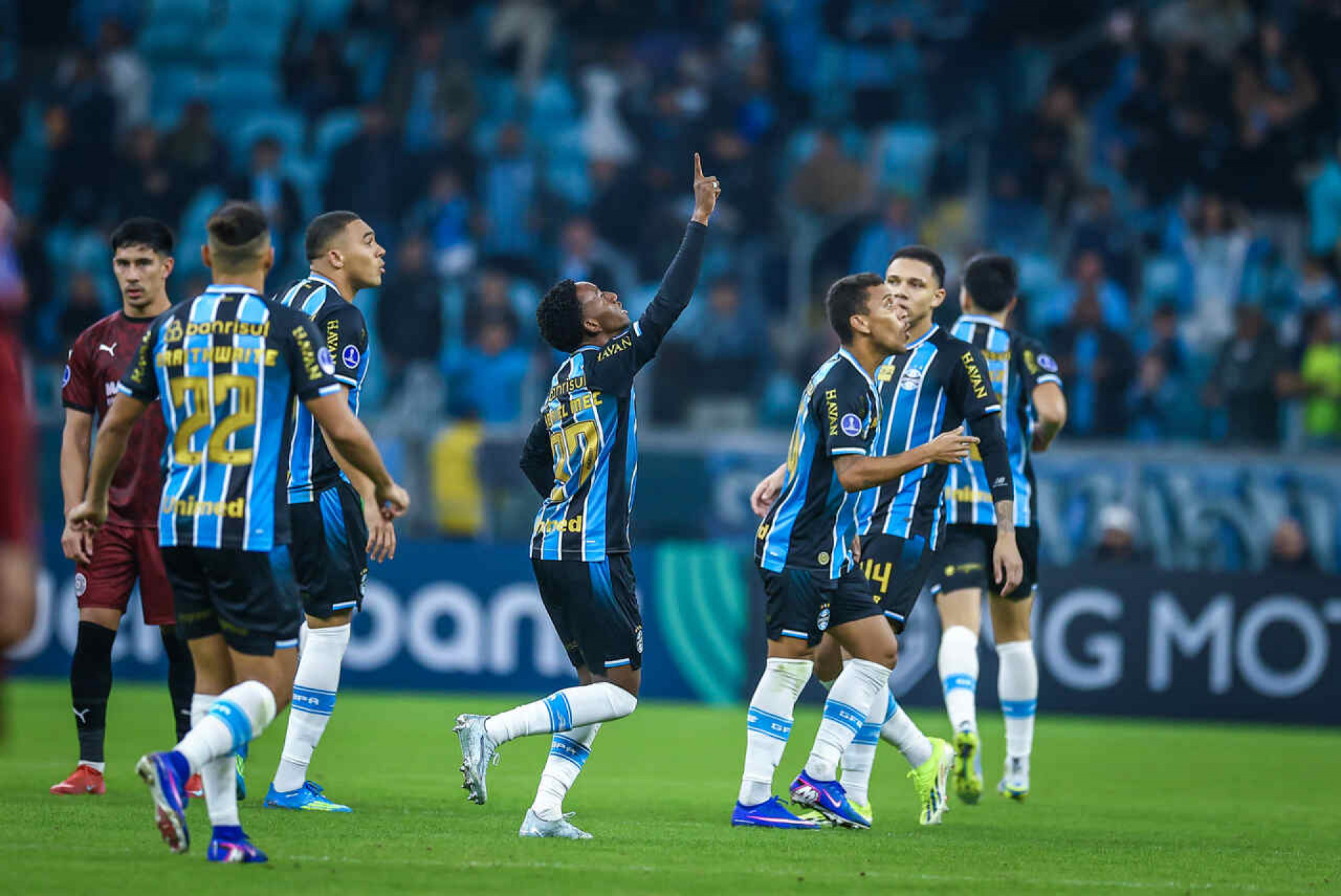 Gr&ecirc;mio conhece cen&aacute;rio do playoff ap&oacute;s empate em casa pela Sul-Americana