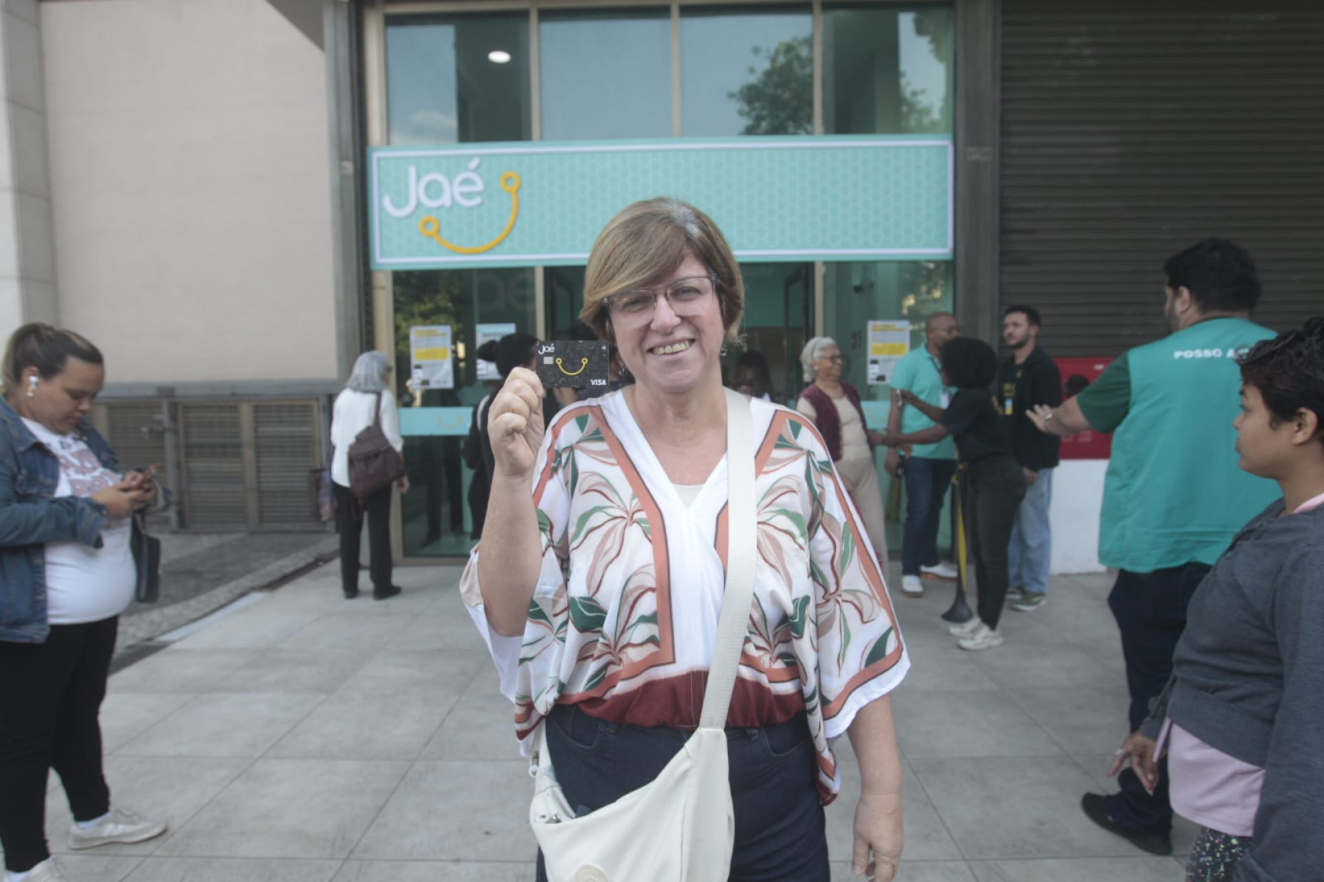 Cristiane Sousa esteve com o marido, Marcelo Sousa, no posto de atendimento da Cidade Nova - Reginaldo Pimenta / Ag&ecirc;ncia O DIA
