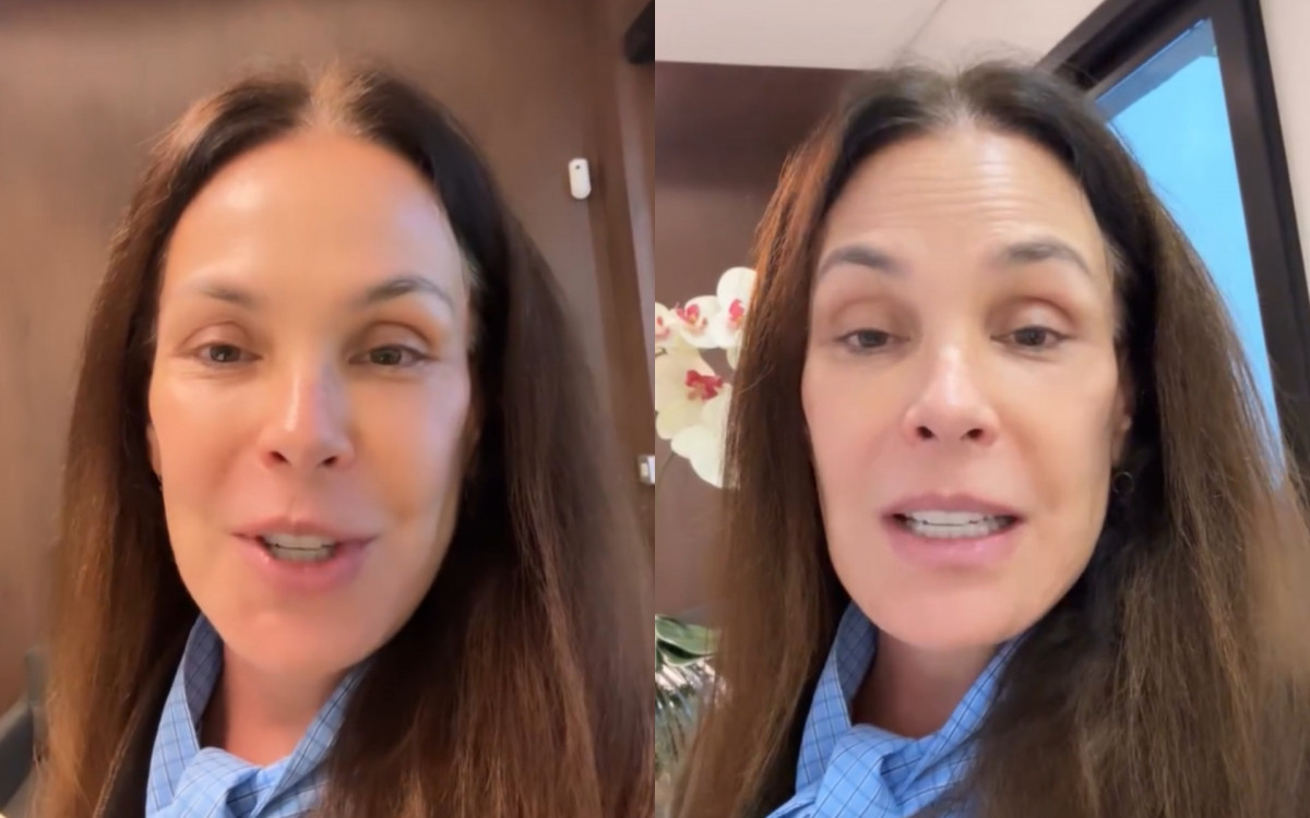Carolina Ferraz surge sem maquiagem nas redes