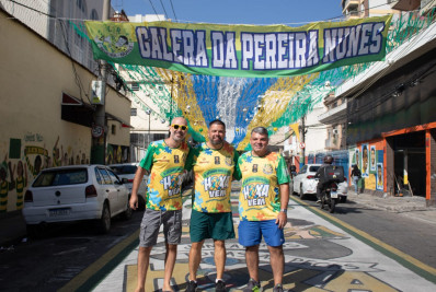 Em busca do hexa! Ruas da Zona Norte já estão preparadas para receber festa da torcida