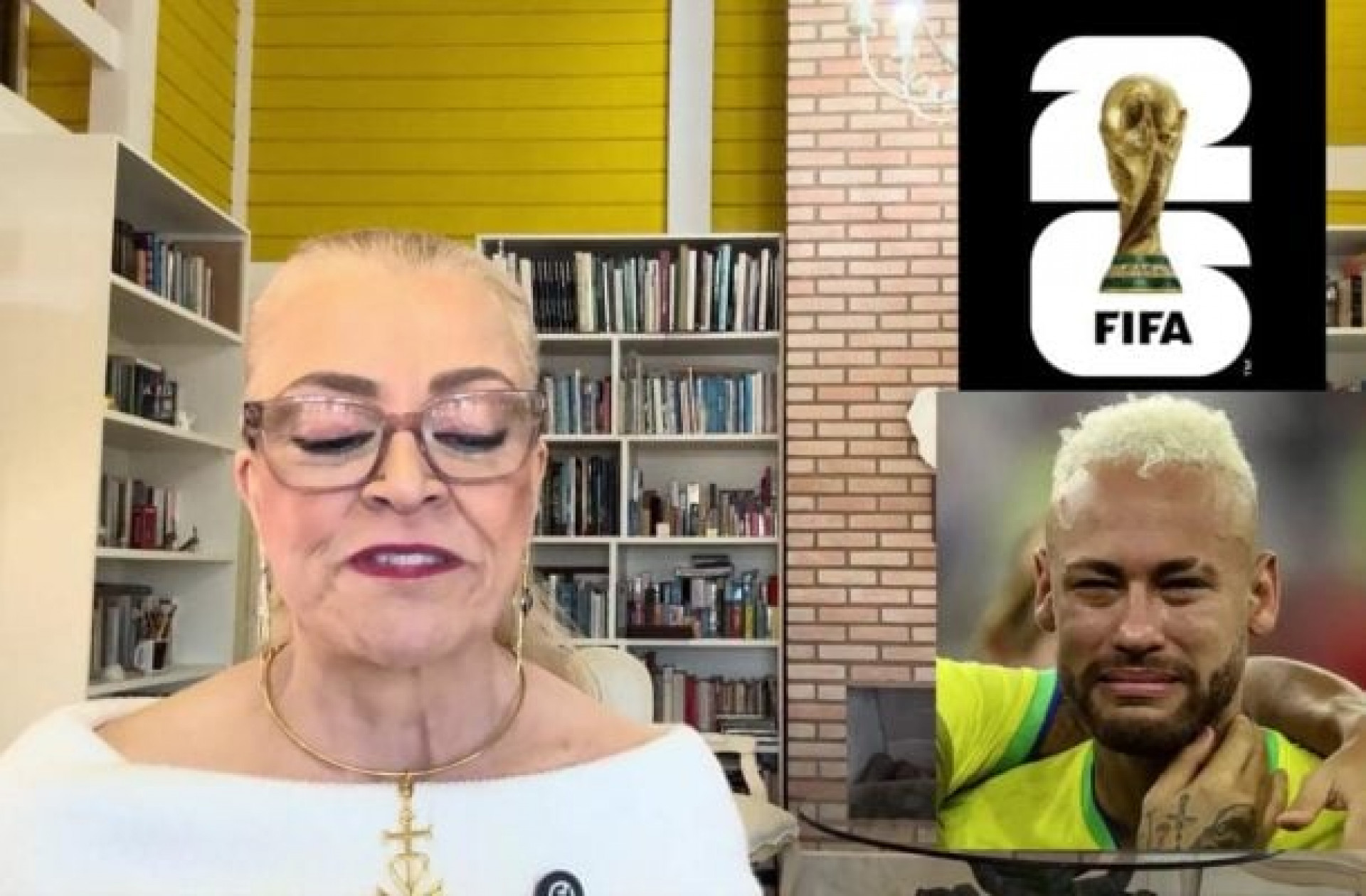 Astr&oacute;loga faz previs&atilde;o negativa sobre o Brasil na Copa e v&iacute;deo viraliza nas redes