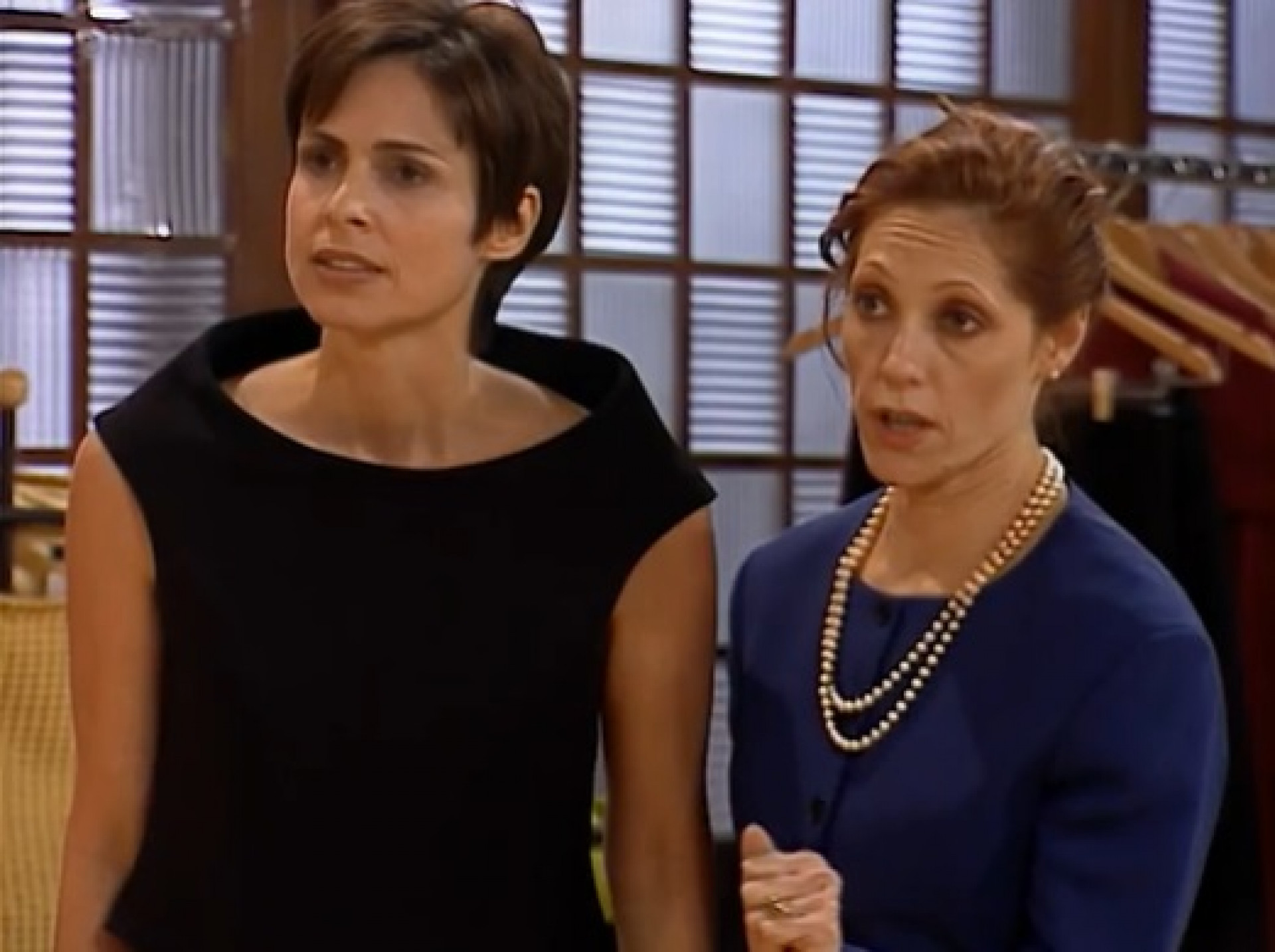 Silvia Pfeifer e Christiane Torloni viveram casal em 'Torre de Babel'
  - Reprodução de Video/ Globoplay