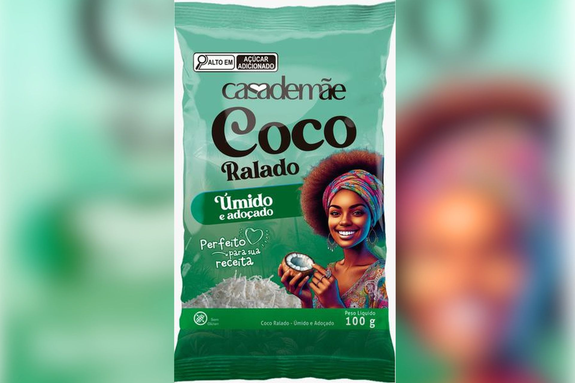 Coco ralado da marca Casa de M&atilde;e &eacute; produzido pela Qualicoco