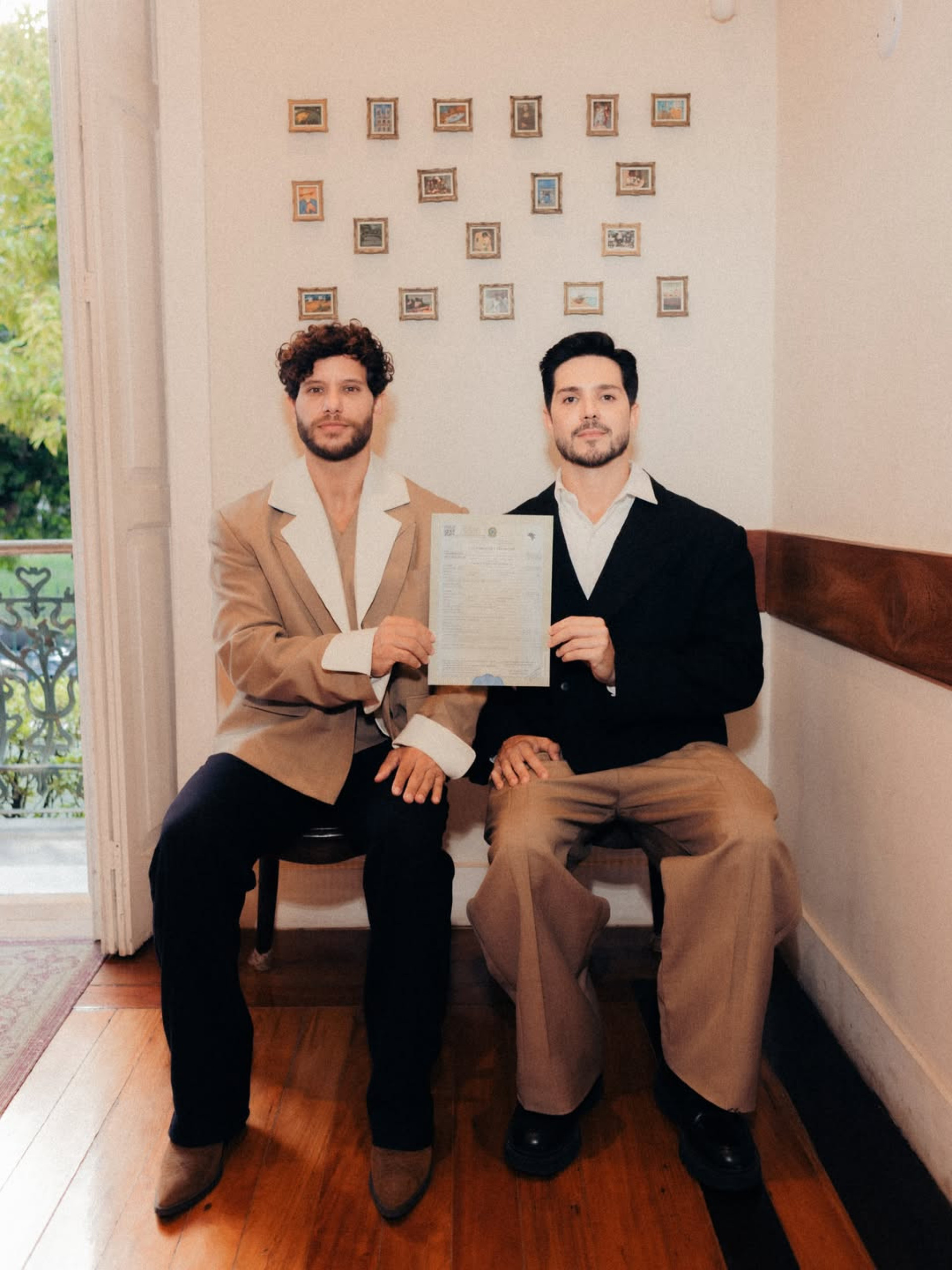 Heron Leal e Igor Cosso oficializaram união no civil - Reprodução/Instagram