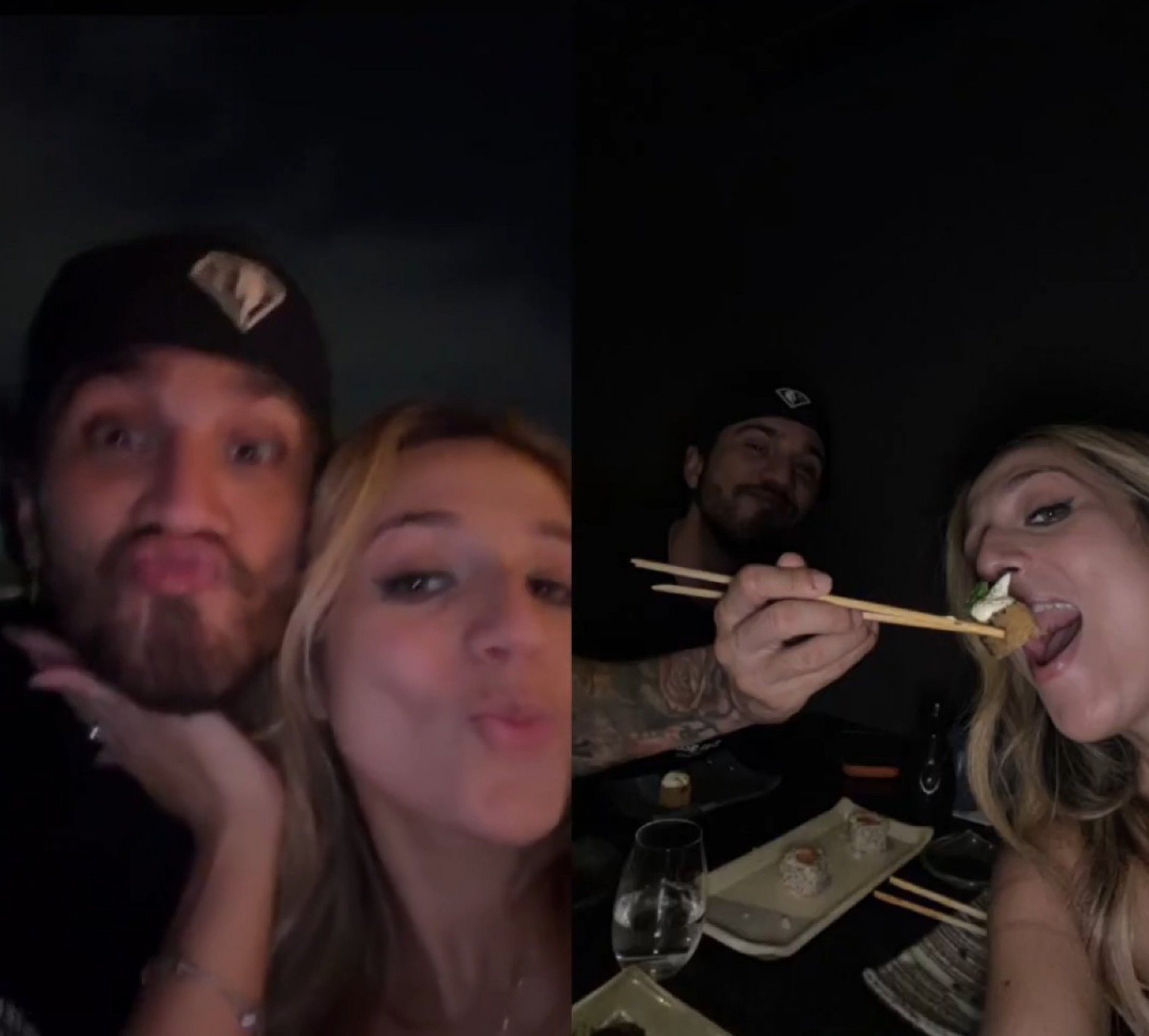 Ex-BBB Samira Sagr e Christian Figueiredo curtem noite de japa juntos - Reprodução / Instagram