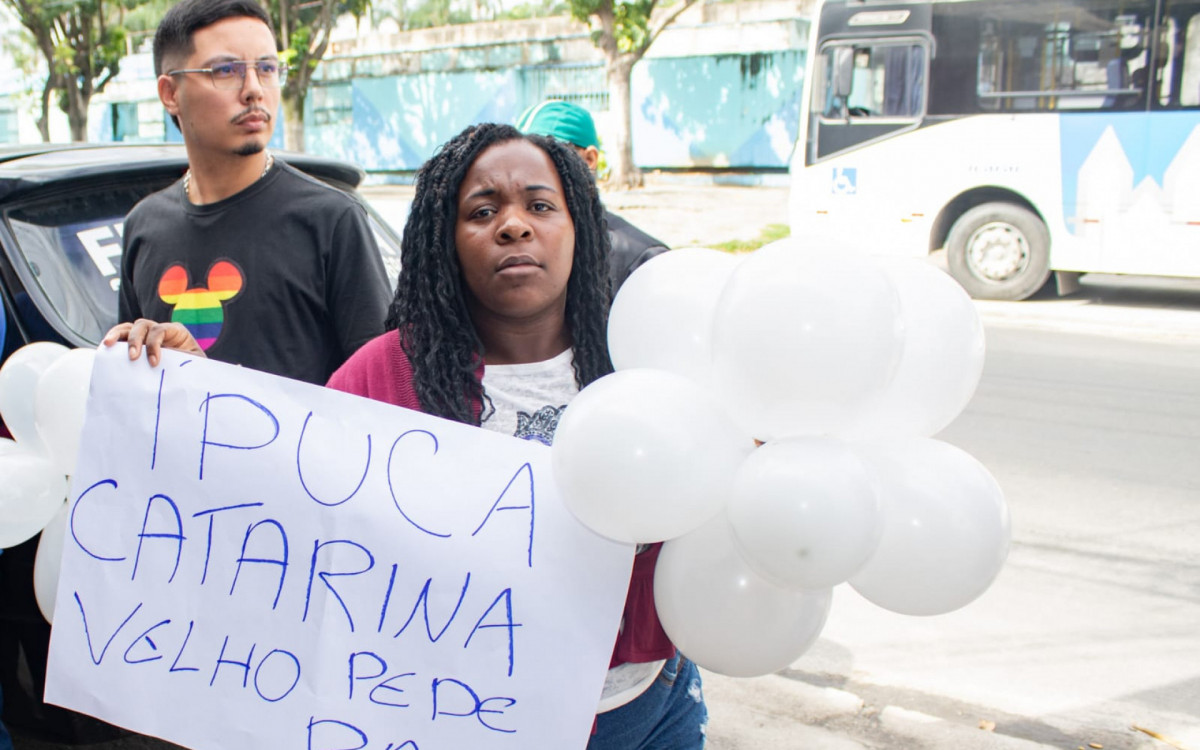 Amiga de Edivan demonstrou revolta com o ocorrido - Érica Martins/Agência O DIA