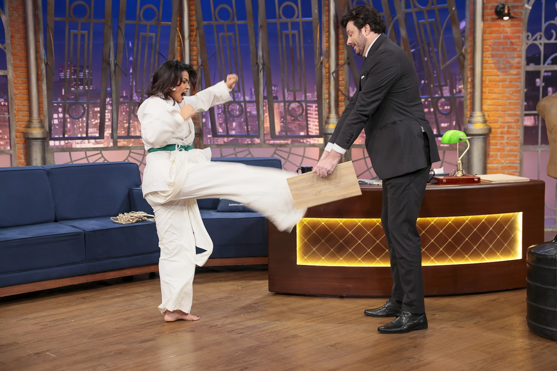 Suzana Alves no 'The Night' - Lourival Ribeiro/SBT