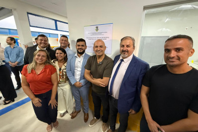 Fábio do Pastel entrega creche e manda recado sobre gestão