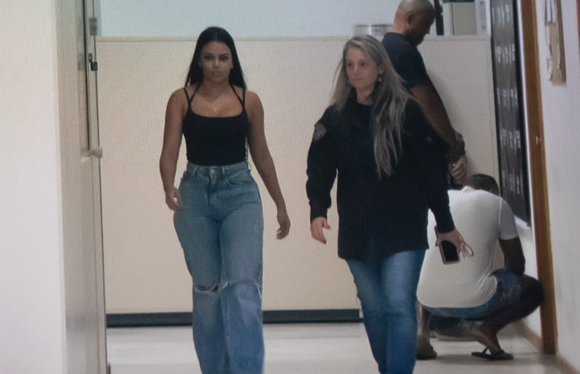 Raquel Mendon&ccedil;a, mulher de Rabic&oacute;, foi presa nesta sexta-feira (29) - &Eacute;rica Martin / Ag&ecirc;ncia O Dia