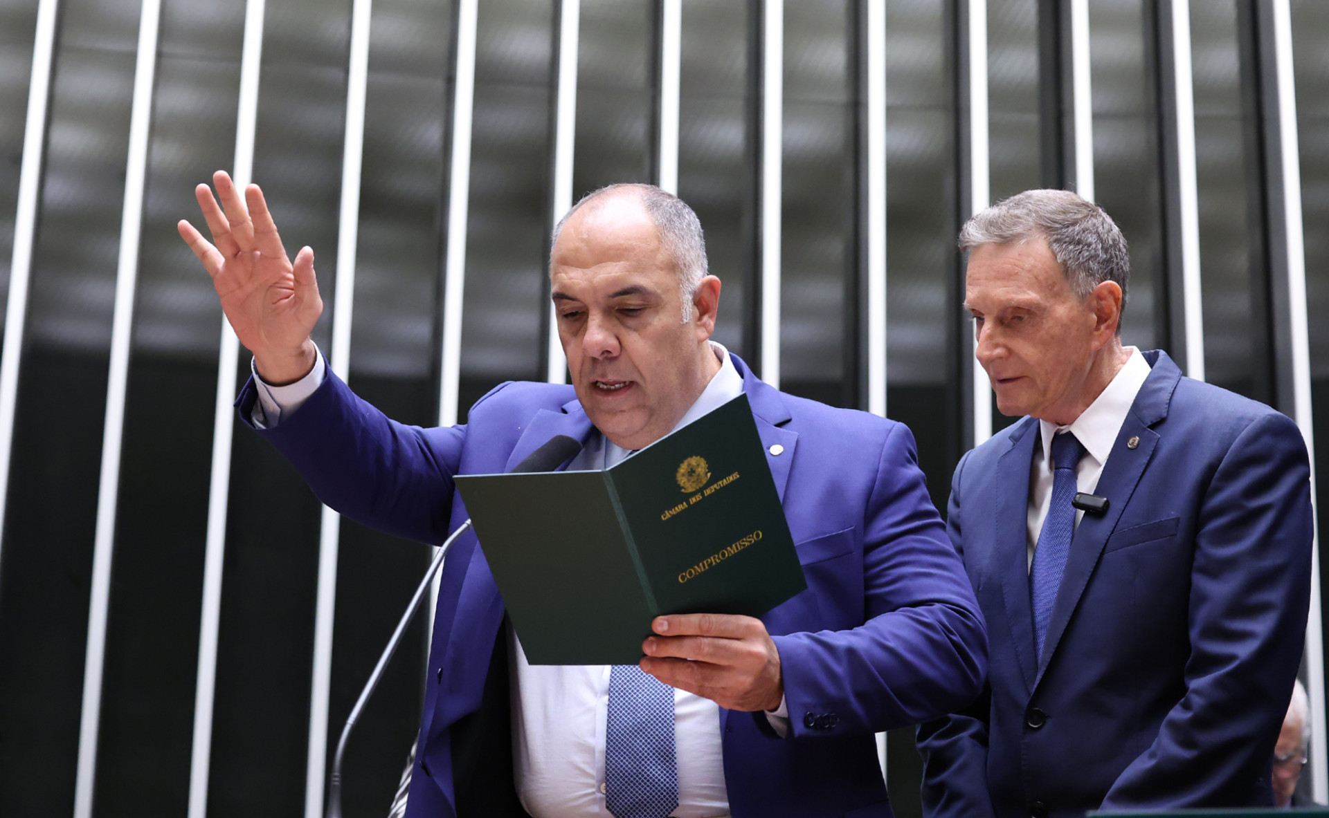 Luciano Vieira pede licença e Marcos Braz assume cargo de deputado federal