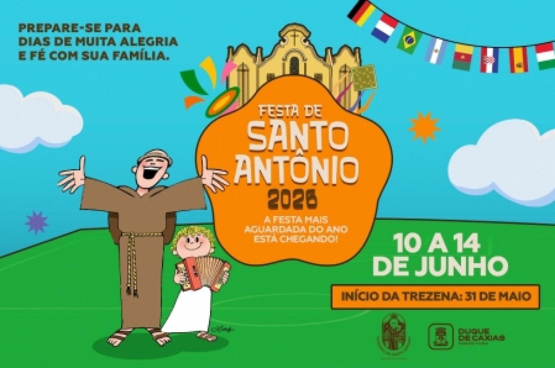 Confira programação da Festa de Santo Antônio, de Caxias