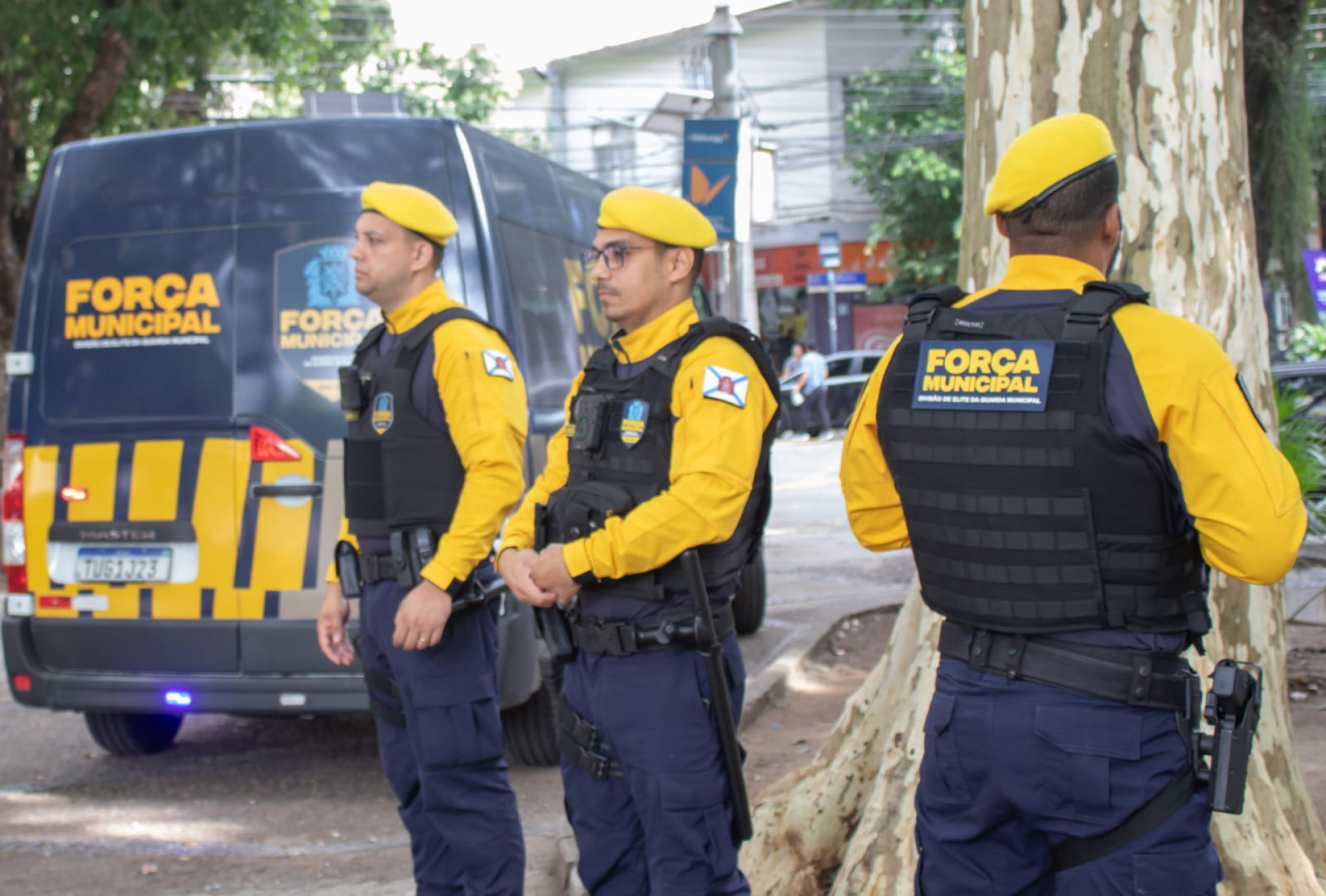 Força Municipal atua entre a Rua São Francisco Xavier e a Praça Afonso Pena, na Tijuca, desde 26 de abril - Érica Martin/Agência O Dia