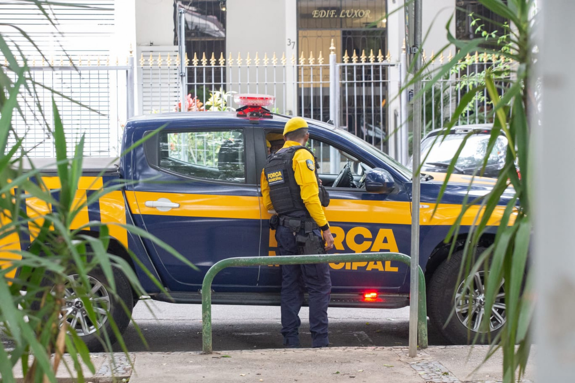 Efetivo da Força Municipal na Praça Afonso Pena, na Tijuca, Zona Norte do Rio - Érica Martin/Agência O Dia