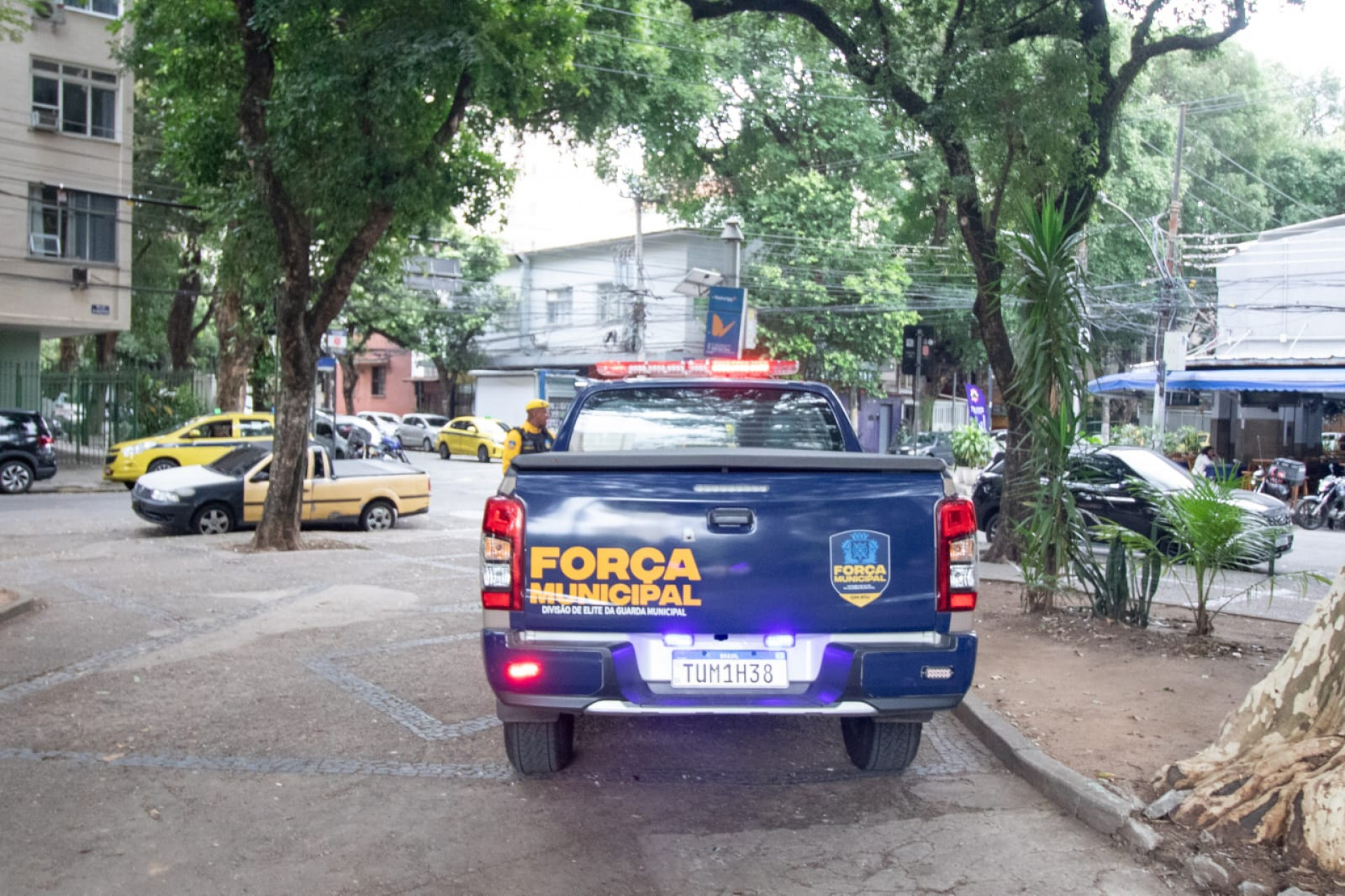Força Municipal atua entre a Rua São Francisco Xavier e a Praça Afonso Pena, na Tijuca, desde 26 de abril - Érica Martin/Agência O Dia