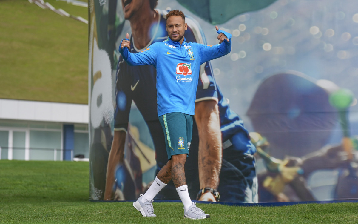 Neymar em a&ccedil;&atilde;o pela sele&ccedil;&atilde;o brasileira