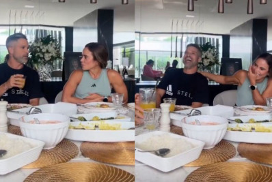 Diego Ribas brinca com a mulher sobre participação no 'Dança dos Famosos'