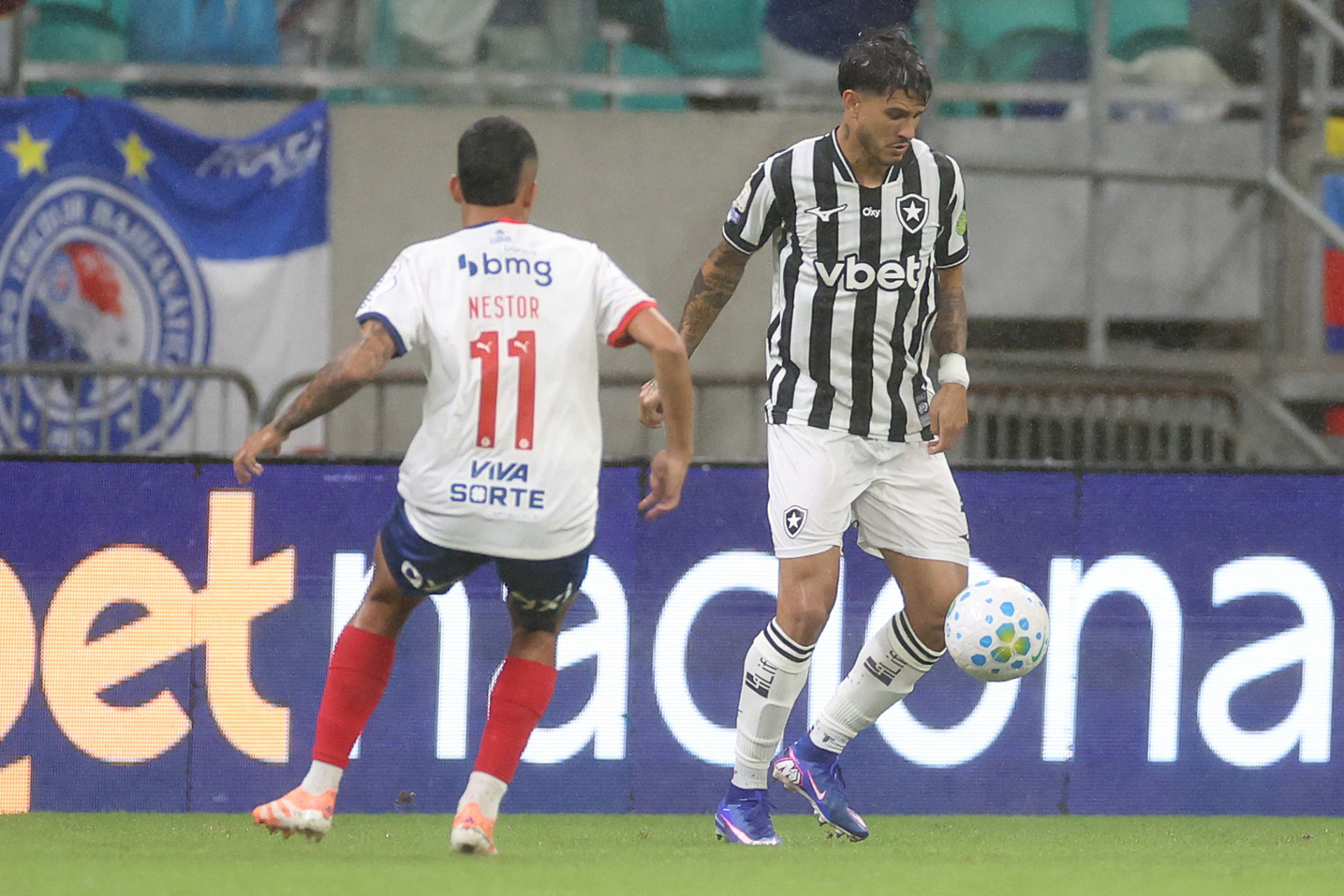 Mateo. Bahia x BOTAFOGO pelo Campeonato Brasileiro no Estadio Arena Fonte Nova 30 de Maio de 2026, Salvador, BA, Brasil. Foto: Vitor Silva/Botafogo.
Imagem protegida pela Lei do Direito Autoral Nº 9.610, DE 19 DE FEVEREIRO DE 1998. Sendo proibido qualquer uso comercial, remunerado e manipulacao/alteracao da obra. - Vitor Silva / Botafogo