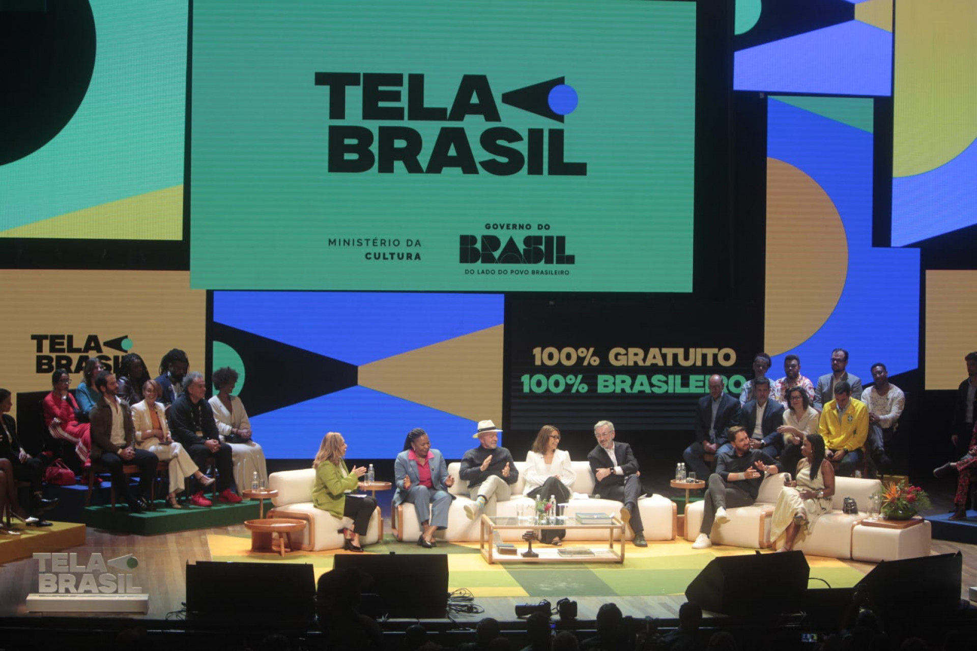 Lula lan&ccedil;ou o streaming "Tela Brasil" na Cidade das Artes, no Rio de Janeiro - Reginaldo Pimenta/Ag&ecirc;ncia O Dia