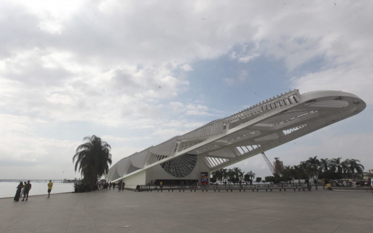 Movimentação nas proximidades do Museu do Amanhã, na Praça Mauá, Centro do Rio de Janeiro - Reginaldo Pimenta/O DIA