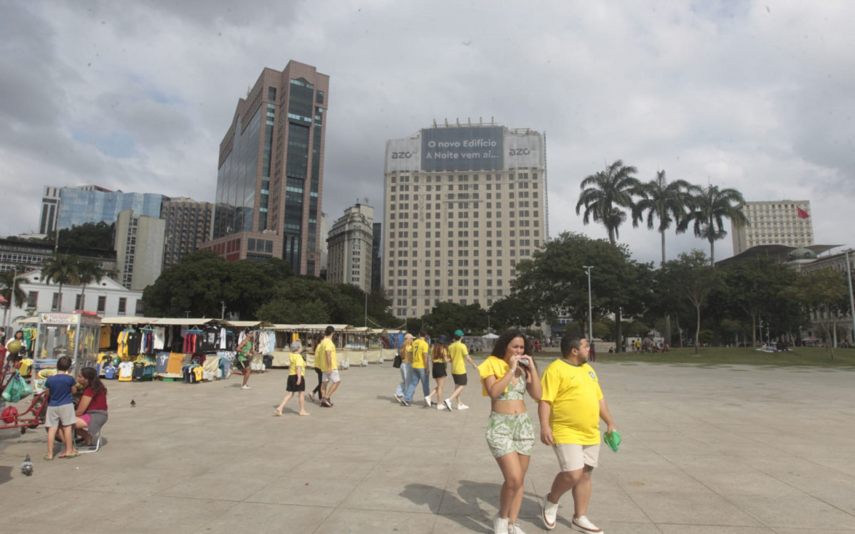 Movimentação nas proximidades do Museu do Amanhã, na Praça Mauá, Centro do Rio de Janeiro - Reginaldo Pimenta/O DIA