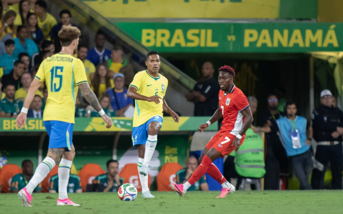 Brasil e Panamá se enfrentaram no Maracanã